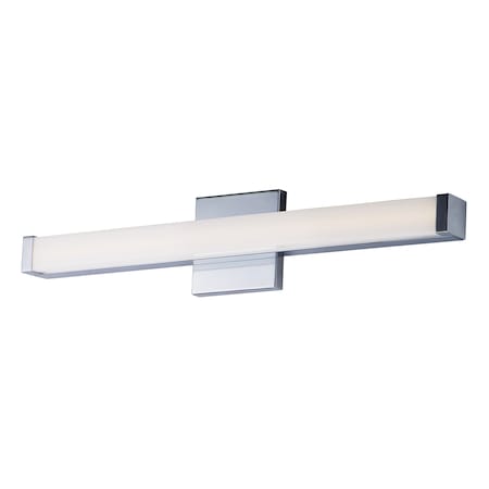 Spec Vanity 1-Light 24 Wide Polished Chrome Vanity Light